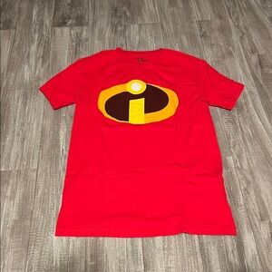 Disney Red T-Shirt with Yellow Accents